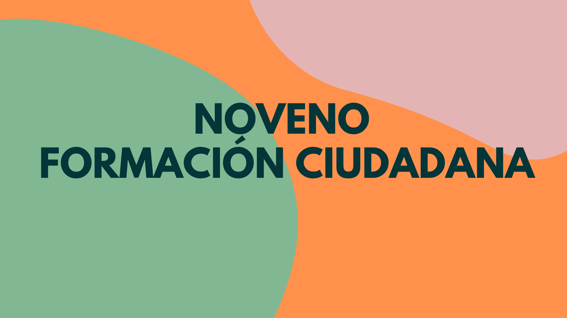 Noveno formación ciudadana 