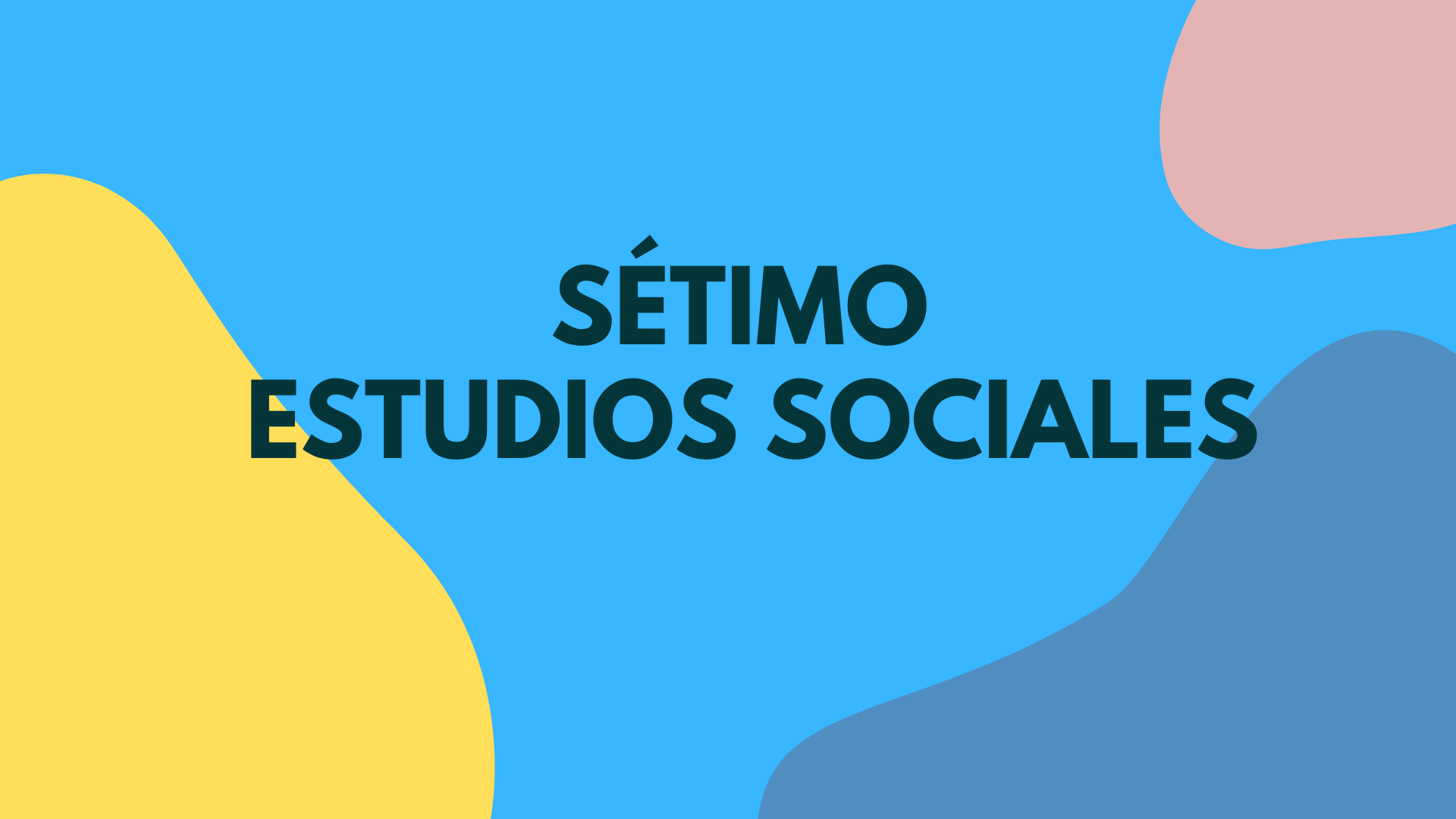 Sétimo estudios sociales 