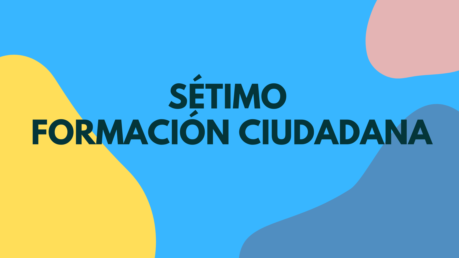 Sétimo formación ciudadana 