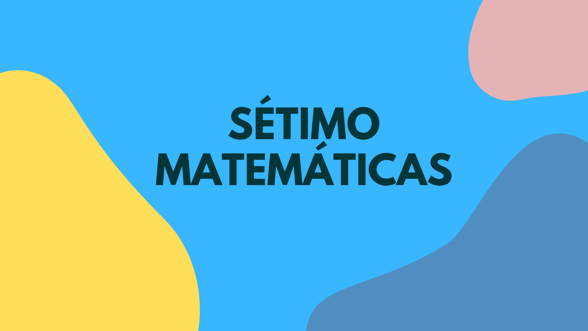 Sétimo matemáticas